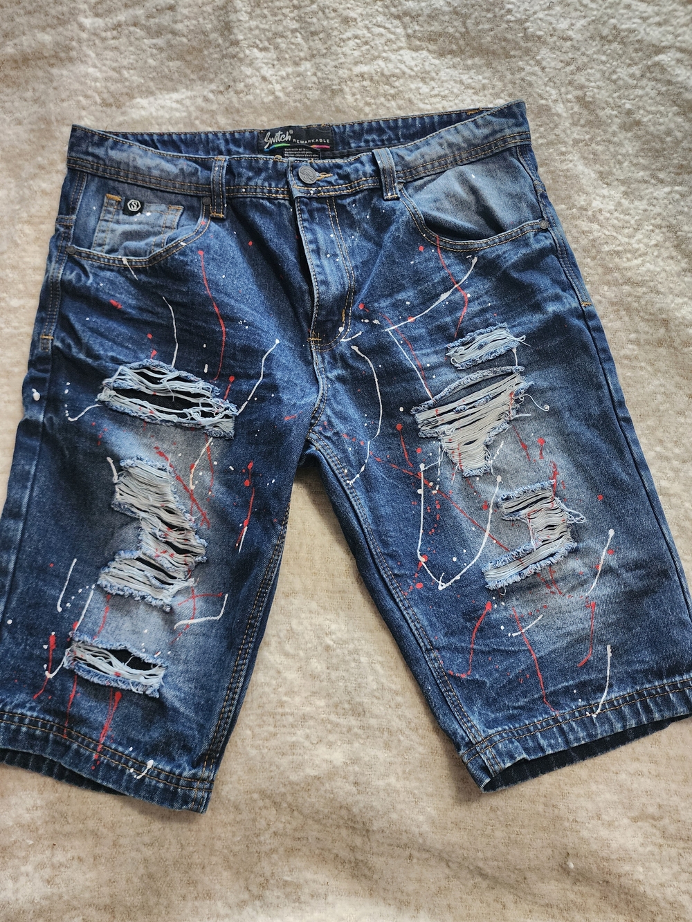 Switch Brand, Paint Splatter, Distressed 36'